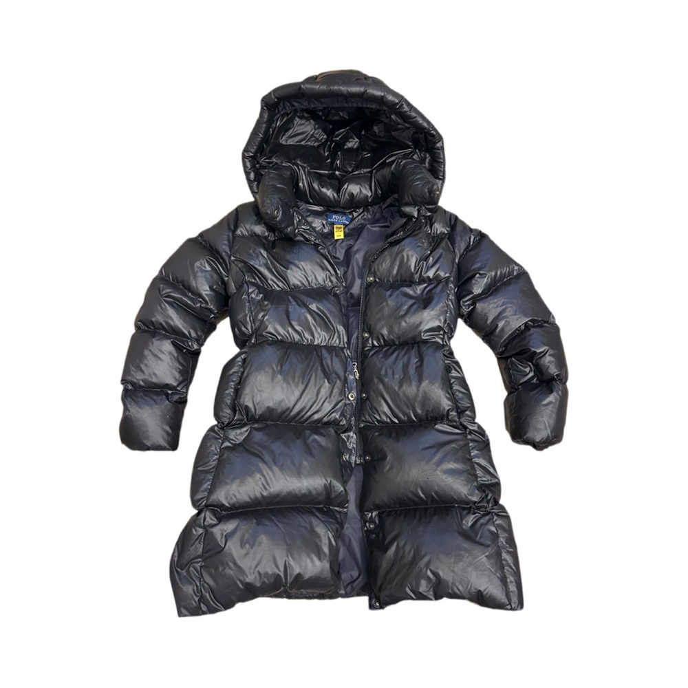 Polo by Ralph Lauren Kids Black Puffer Jacket Girls size 8-10